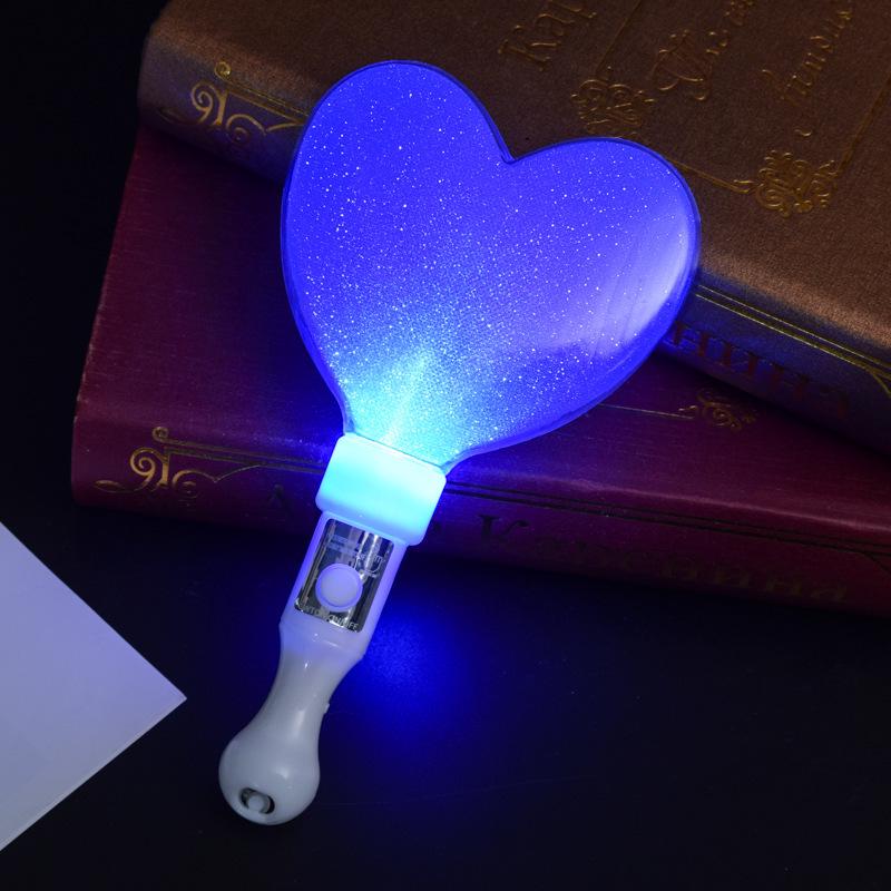 Heart and Star Glow Stick Wand - Light-Up Toy for Concerts and Events