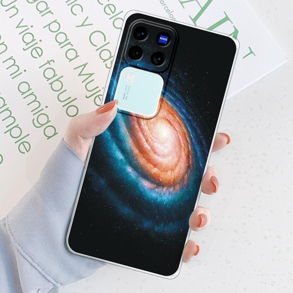 Für Vivo V30 Pro 5G Hülle Rückseite Für Vivo V29 Pro Funda Stoßfeste Klare Weiche Silikon Handyhülle für Vivo V30 V29E TPU Coque