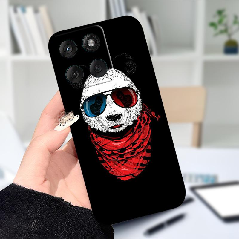 Dla Motorola Edge 60 Fusion Miękkie Etui XT2503-4 Uroczy Kreskówkowy Silikonowy Pokrowiec TPU na Telefon Dla Moto Edge 60Fusion 5G Ochronne Fundas