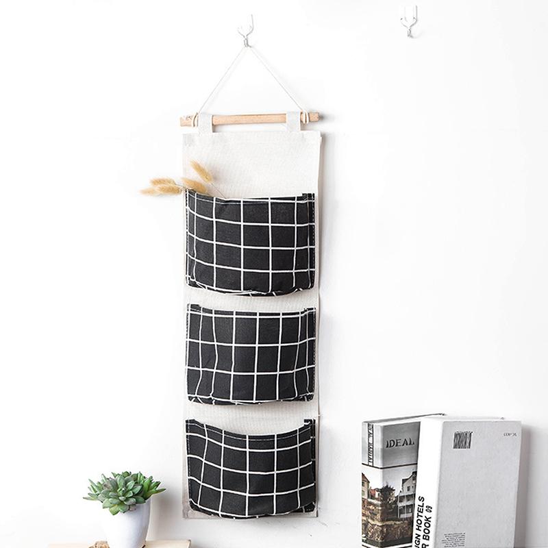 3 Kieszenie Wiszące Organizery Wodoodporna Wisząca Torba do Przechowywania Wiszący Organizer do Szafy na Ścianę Torby na Drobiazgi Wystrój Domu
