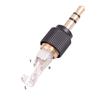 Mini Jack 3.5mm 3 Poles Plug Aluminum Shell Stereo 3.5mm Plug Wire Connector