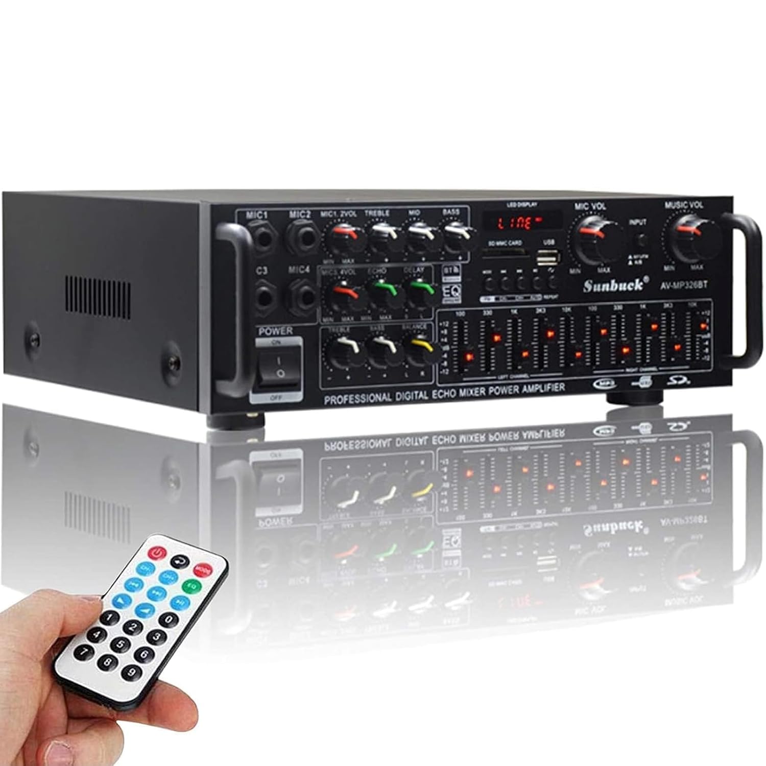 

GHDVOP Мощный Hi-Fi Усилитель Мощности Домашний Bluetooth Аудио Звук Караоке Цифровой Максимальная Выходная Мощность Автомобильный Высокий Домашний Автомобильный Новый Японская Инструкция В Комплекте