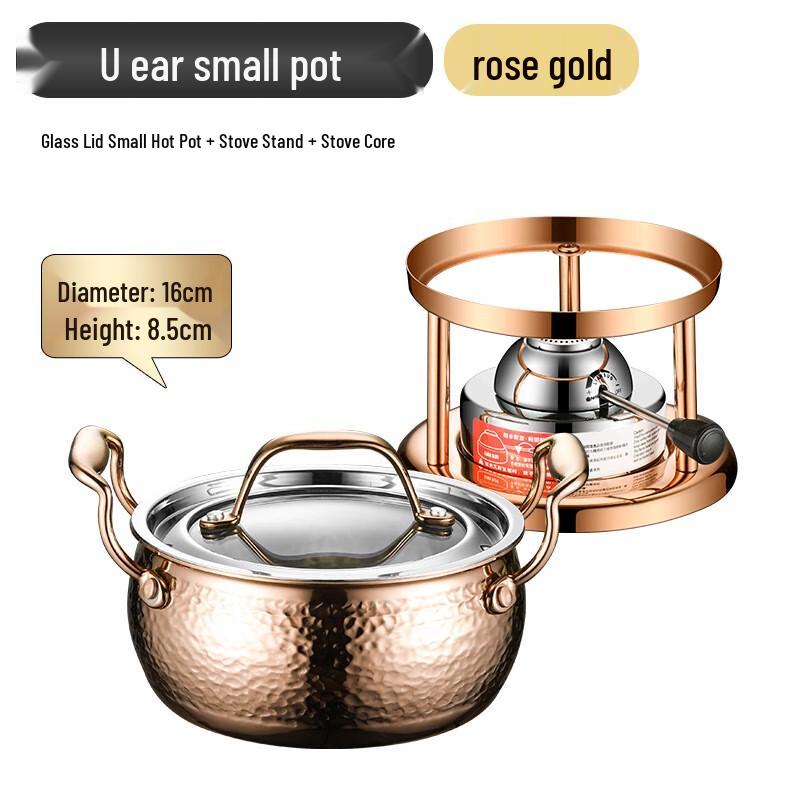 ZMR Stainless Steel Single-Serve Hot Pot