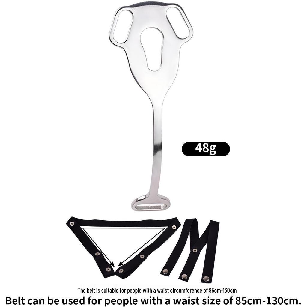 FRRK Metallkäfig für männliche Keuschheit mit Imitation Vagina für Transgender und kleine Penisse, Gebogener Haken Klebe-Typ CB-Schloss.