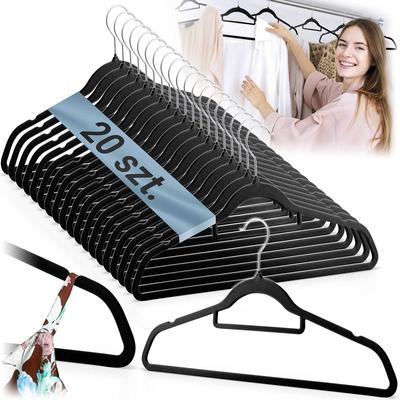 Velvet Clothes Hangers 20 Pcs MS-859 Massido
