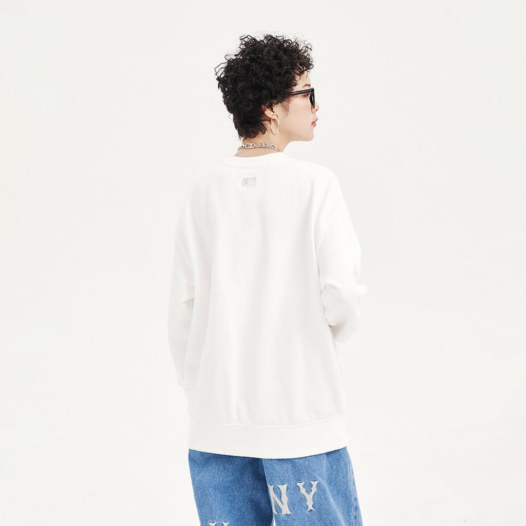 MLB New York Yankees Sweatshirt Unisex White 3AMTD0131-50IVS