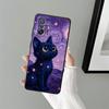 Funda Phone Cover Case for Xiaomi Mi 14 12T Pro 11T 10T 12 11 13 Lite 12X Rotating Starry Sky Cat