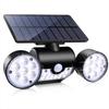 Solar Lamps Body Sensor Lights Garage Road Lights Outdoor   Three Head Wall Lights