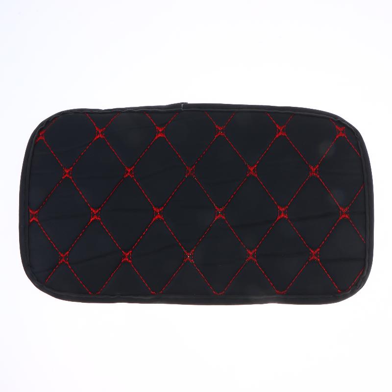 Universal Car Leather Armrest Mat Auto Armrests Storage Box Mats Dust-Proof Cushion Cover Armrest Protector Waterproof Interior