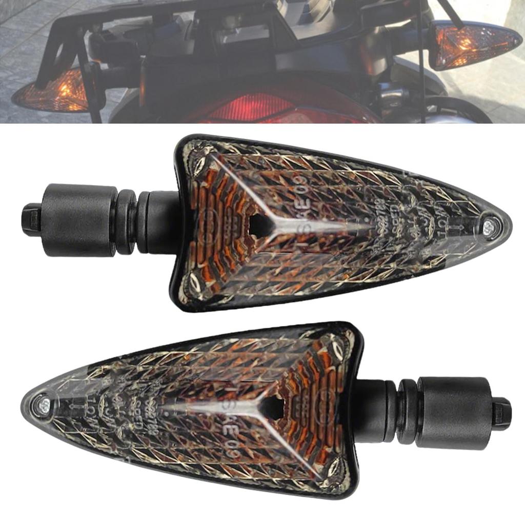 Motorcycle Turn Indicator Motorbike Front Rear Indicators 12V Plug-And-Play High-Brightness Motorbike Warning Lamp Replacement