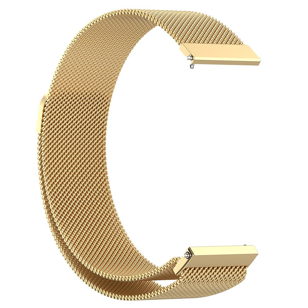 

18MM Metal Watch Strap Breathable Milanese Smartwatch Mesh Band Replacement Rose Gold