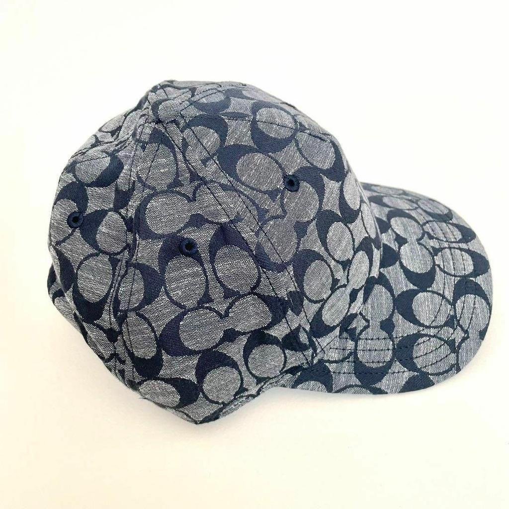 [USED] Coach Signature Baseball Hat, Men's, Sizes XS and S