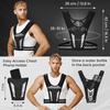 Zaino da corsa riflettente Gilet da corsa sportivo leggero universale Borsa per carte per telefono cellulare per jogging Fitness Gilet uomo donna