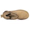 Non-slip leather snow boots for women, winter velvet and thicker 2025 new women's cotton boots, thick-soled short cotton shoes for women