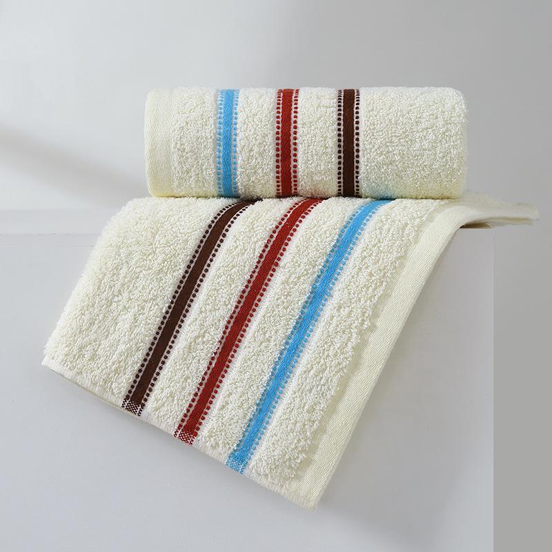 Plaid Cotton-Polyester Hand Towel - Soft, Absorbent, Ideal for Home & Hotel Use