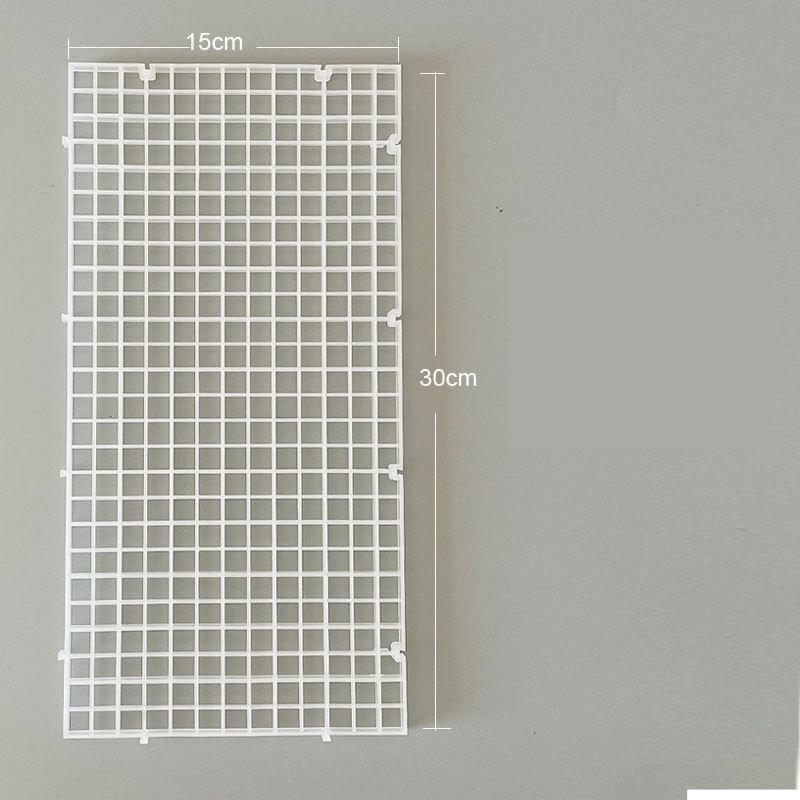 Isolation Board Grid Aquarium Fish Tank Accessory Undergravel Bottom Plate Tray 30*15cm Seperator Divider Board Net