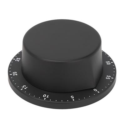 Mechanischer Timer Genau Leise Zählend Lauter Alarmsound Schwarz Zeiterinnerung Für Küche Kochen Lernen Trainieren