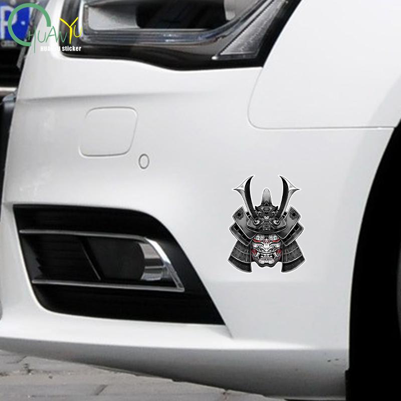 Japan Dämon Geist Samurai Autoaufkleber Totenkopf Prajna Auto Tankdeckel Hannya Aufkleber Vinyl Laptop Form A4 Q3 Auto Dekoration