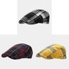 Classic Plaid Beret Hat For Women Men With Sun Protection Cotton Spring Summer Fashion Accessory