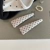 New Fabric Hair Accessories for Bangs BB Side Hair Clips Lovely Hairpin Headwear 2Pcs School Girls Cute Polka Dot Hair Clip