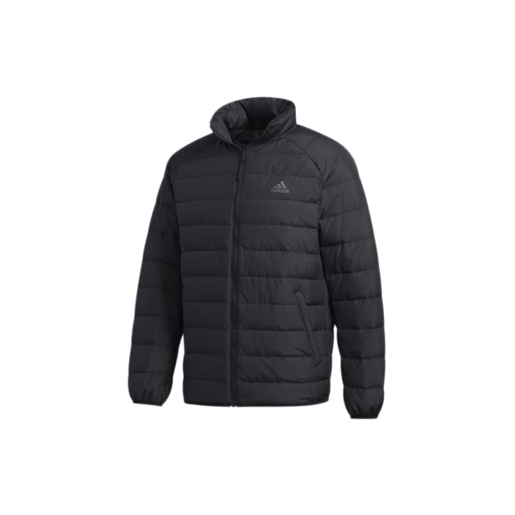 Adidas Down Jackets Men's Black Hooded Moderate 3 In 1 Down Jacket GP2916