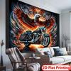 Sfondo 2D di Motocicletta ed Aquila per Fotografia e Decorazione Murale