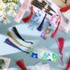 20Pieces Clear Acrylics Bookmarks with Tassels 0.94x5.5In Unfinish Paintable Bookmarks for Painting Handmade Art Craft