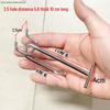 Double Line Pegboard Shelf Triangle Hook for Price Tags