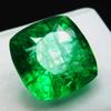 Natural Green Emerald Loose Gemstone Zambia Square Cushion Cut 10 ct for Jewelry Making and Crafts