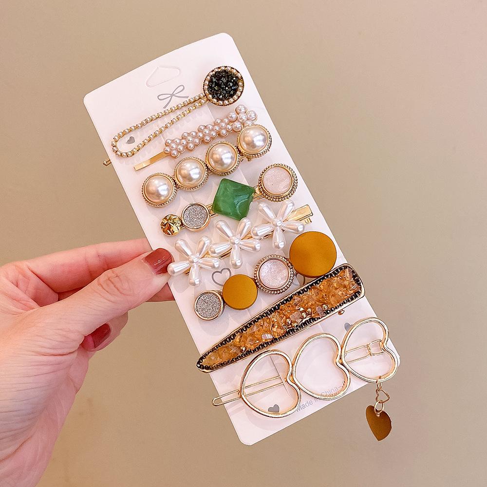 2022 Winter Korean Style Metal Hair Clip for Girls - Trendy Bangs Hairpin and Side Clip Hair Accessories