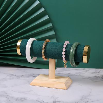 Stojan na náramky na šperky Vertikální T-tyč Věžový organizér na gumičky do vlasů Domácí organizace Scrunchies Stolní vitrína