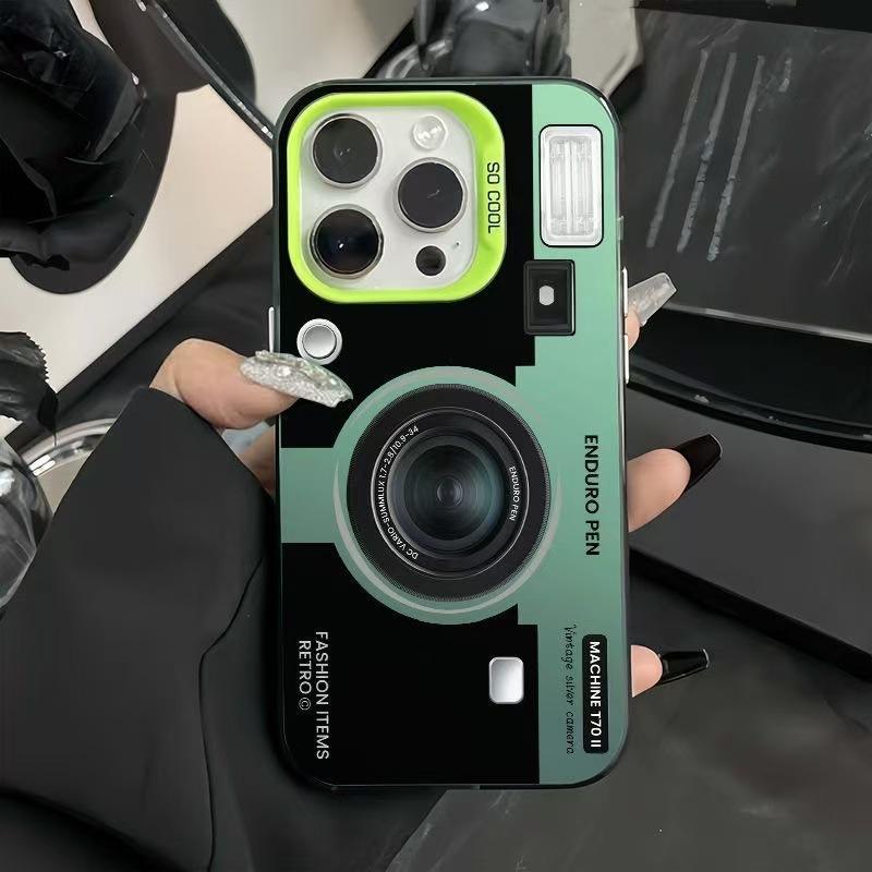 Creative camera for Apple 16Pro phone case iPhone15Promax new 14 premium 17Air retro