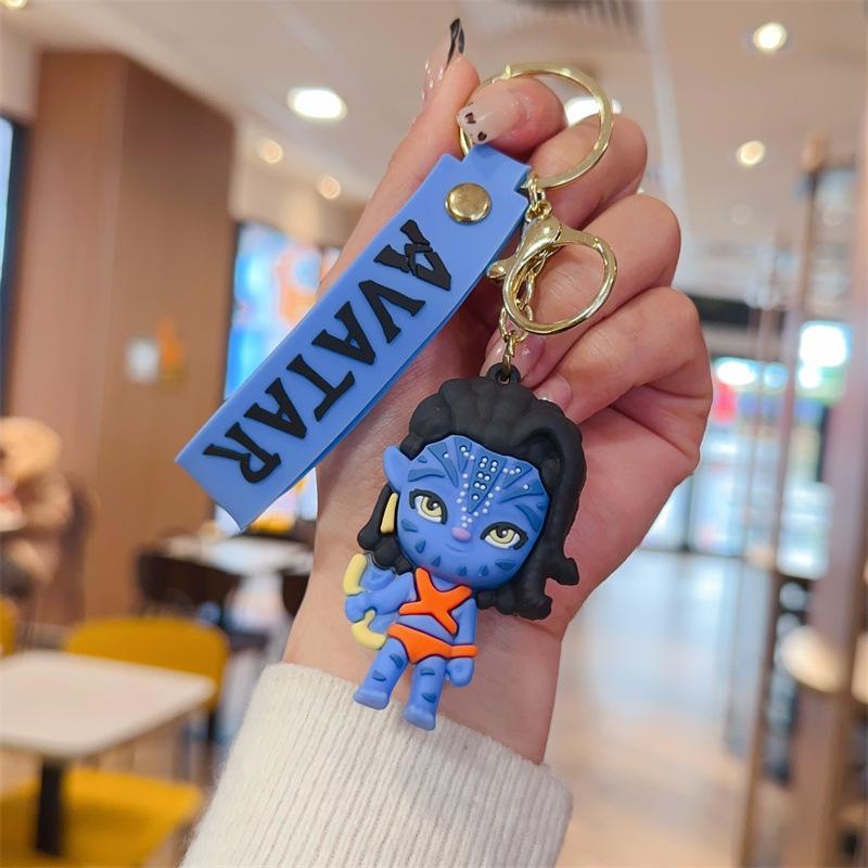 Neuer Cartoon-Avatar-Schlüsselanhänger 3D-Puppe Tasche Partneranhänger Auto-Schlüsselanhänger Kleines Geschenk