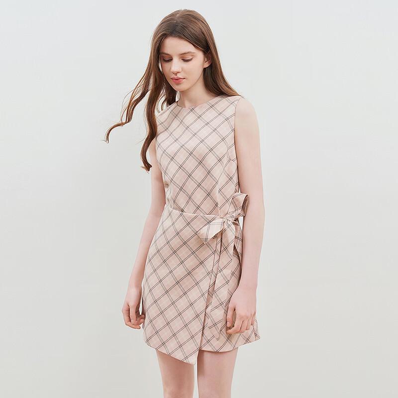 Ledin Plaid Sleeveless Spring Dress