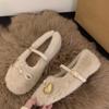 Mary Jane Mao Mao shoes women wear soft-soled velvet beanie shoes 2 new warm cotton shoes in autumn and winter