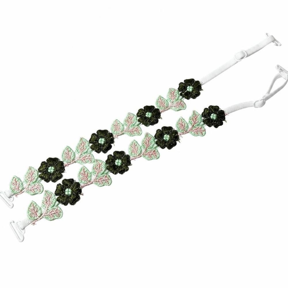 Adjustable Floral Bra Straps Anti-slip Lace Shoulder Strap Wedding Party Dress