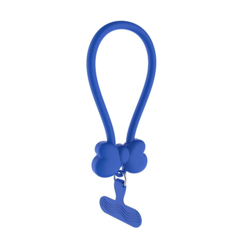 Fashionable Butterfly Design Phone Wrist Strap Soft Silicone Mobile Phone Lanyard For Daily Convenience