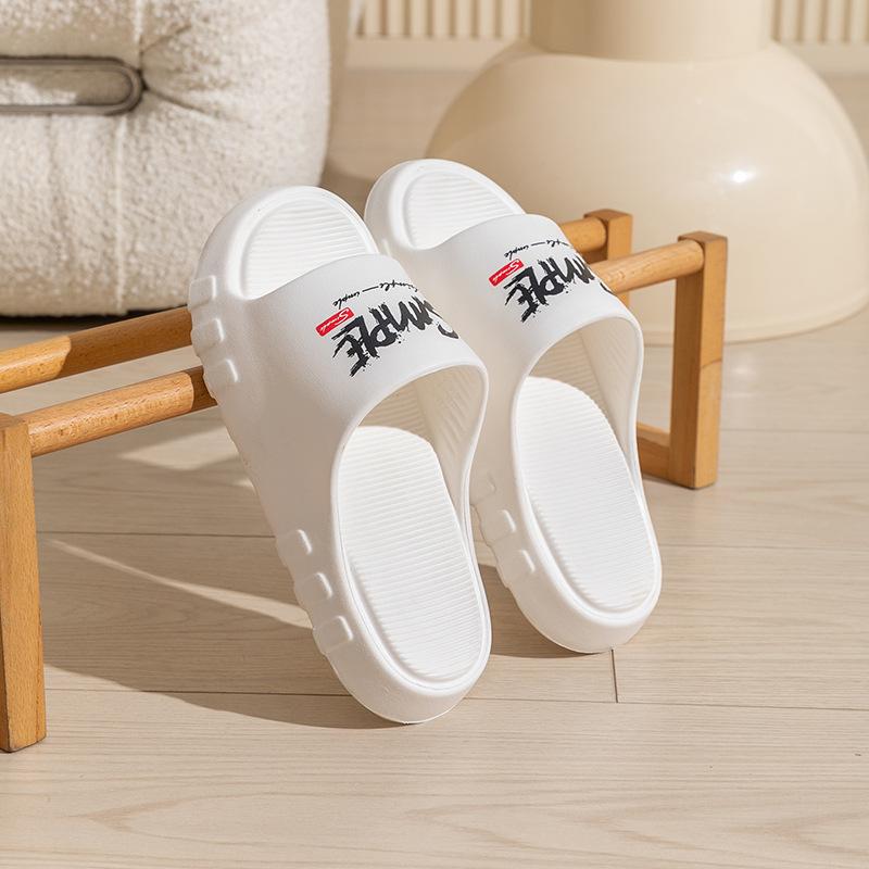 Summer slippers women's new outer wear home bathroom bath non-slip eva cool slippers men's outer wear