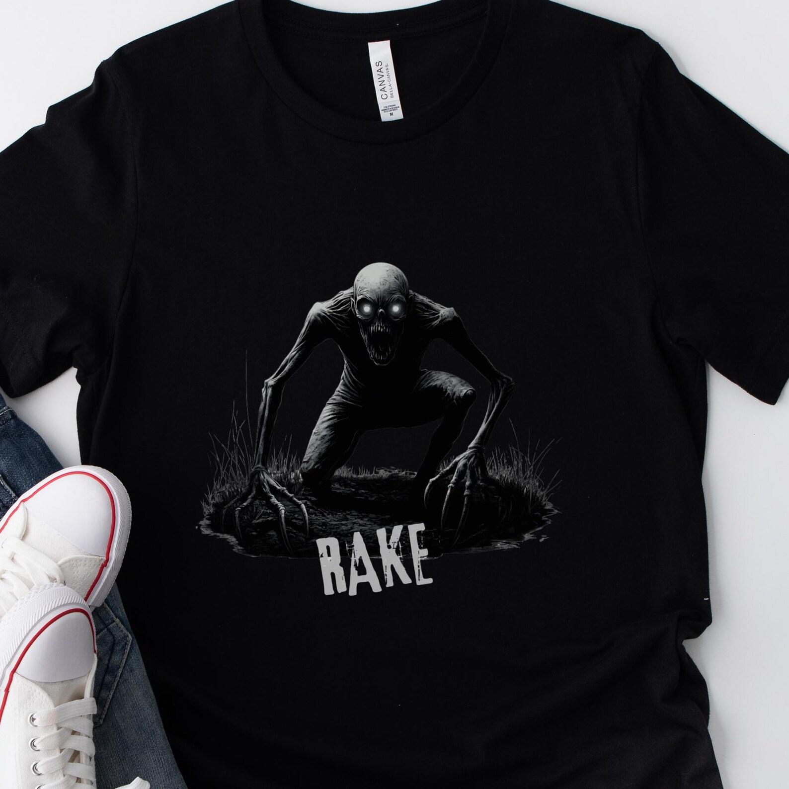 The Rake Cryptid T-Shirt: Cryptozoology Gift, X-Files Tee 2XL