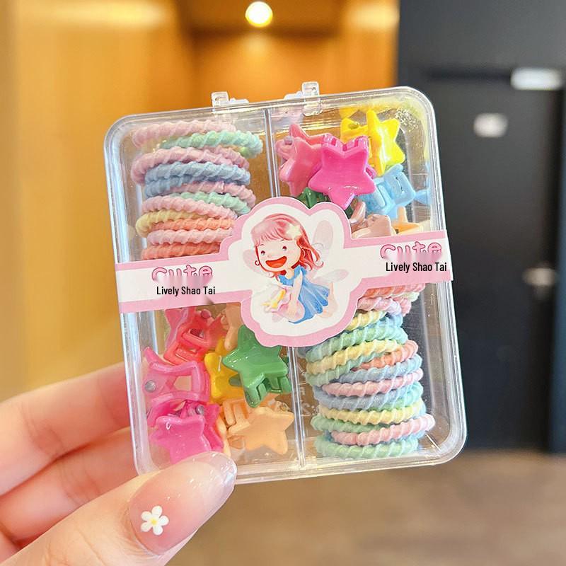 Dopamine Color Hair Ties for Kids: High Elasticity, Gentle On Hair, Canned for Convenience