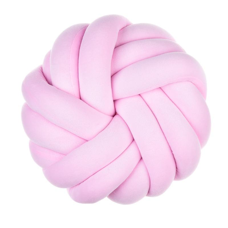 Round Handmade Knot Pillow Cushion Art Home Decor Pillows for Bed Pillows DIY Throw Pillows for Couch Sofa Bedroom Christmas Birthday Festival Gift
