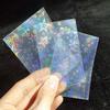 50Pcs 58X87Mm 65X90Mm Laser Foil Big Star Card Sleeves For Game Storage Bag Board Protector Trading Idol Cards Shield Cover