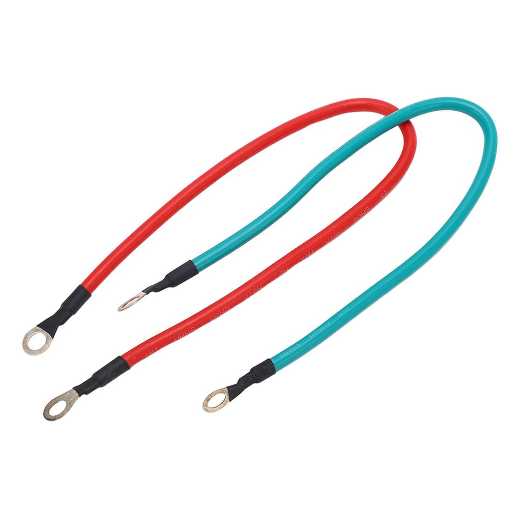 2PCs Battery Cable Power Cord Ring Eyelet Positive Negative Pole for 173 178F 186 188F