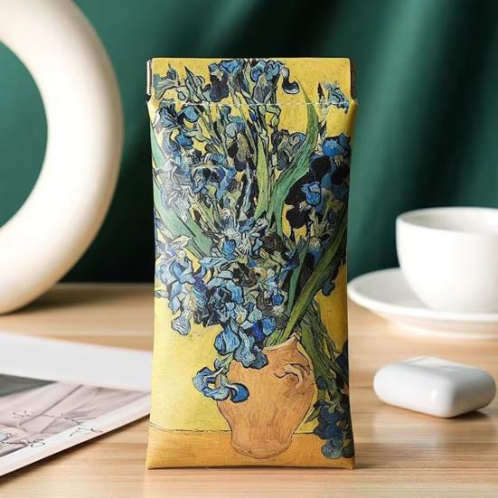 Storage Bag Faux Leather Storage Bag with Superior Detachable Metal Mechanism Automatic Opening Closing Soft Fleece Lining Durable Jewelry Organizer