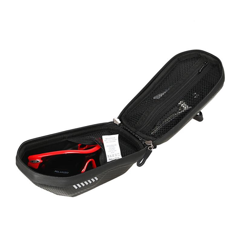 B-SOUL Waterproof Carbon Fiber Pattern Bicycle Saddle Bag
