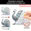 Animal Statues Decorative Ornament for Living Room,Home,Office Decors Acrylic Peacocks Figurines Tabletop Centerpieces
