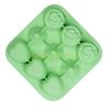 KX4B Rose Heart Diamond Mold Tray Silicone Ice Maker