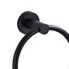 Bathroom Round Towel Holder Rings Bath Hand Circle Door Hanger Towels Rack Heavy