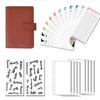 A6 Budget Binders Planner 6 Hole 8 Zipper Envelopes 2 Stickers In One  NoteBook Wallet  For Save Money Organizer  Cash System