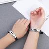 Design Women Cross Personality Jewelry Accessories Silicone Bracelet Korean Hand Rope Men Wristband